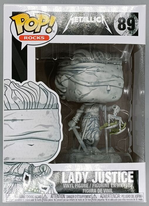89 Lady Justice - Metallica - Rocks - Box Damaged Funko POP Funko