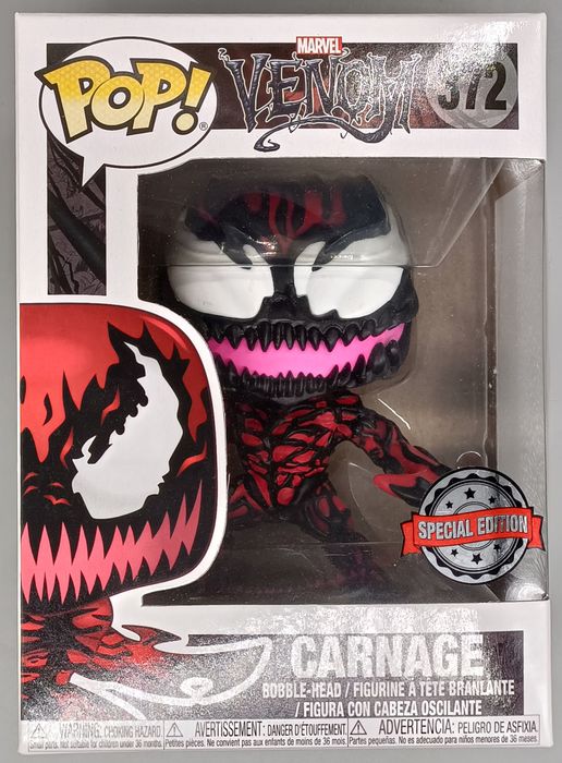 372 Carnage (Axe Hands) - Marvel - Venom - Box Damaged Funko POP Funko