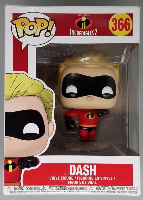 366 Dash - Disney The Incredibles 2 - Funko POP - Box Damaged - FanofThings.co.uk
