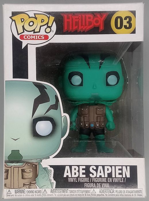 03 Abe Sapien - Comics Hellboy - Box Damaged Funko POP Funko