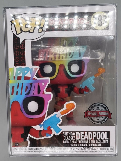 783 Deadpool (Birthday Glasses) - Marvel Funko POP