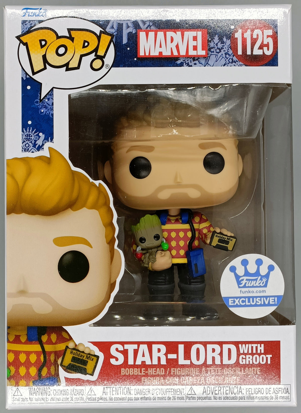 1125 Star-Lord (with Groot) Marvel Guardians of the Galaxy Funko POP Funko
