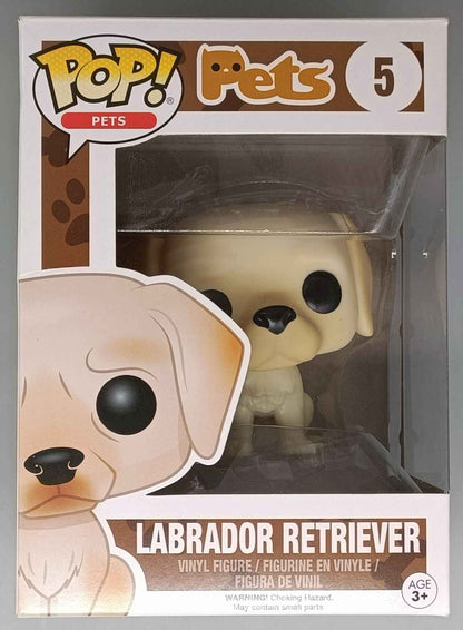 05 Labrador Retriever (Golden) - Pets - Funko POP - Box Damaged
