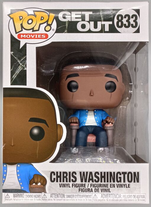 833 Chris Washington (Hypnosis) - Get Out Box Damaged Funko POP Funko
