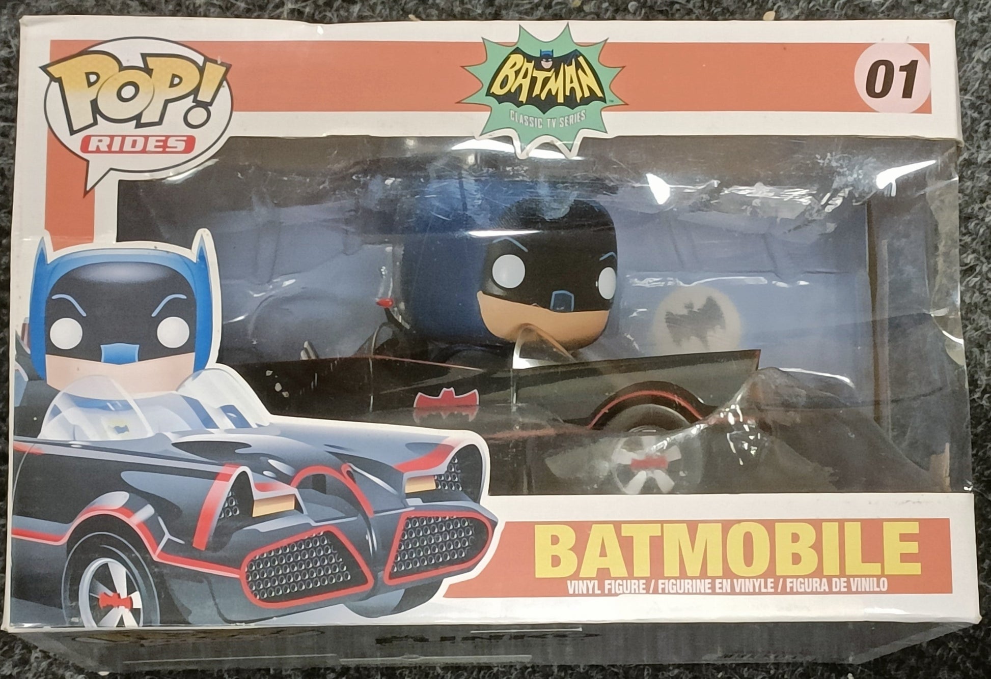 01 Batmobile - DC Batman Classic TV Series - Box Damaged Funko POP