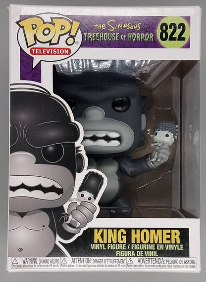 822 King Homer - The Simpsons - Box Damaged Funko POP