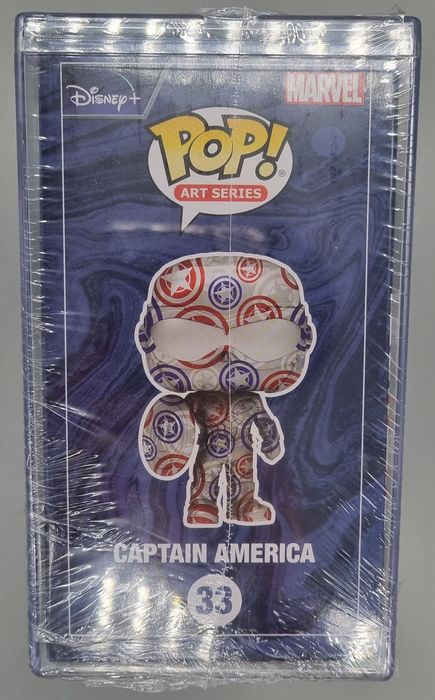 33 Captain America (Falcon) - Art Series - Marvel Funko POP