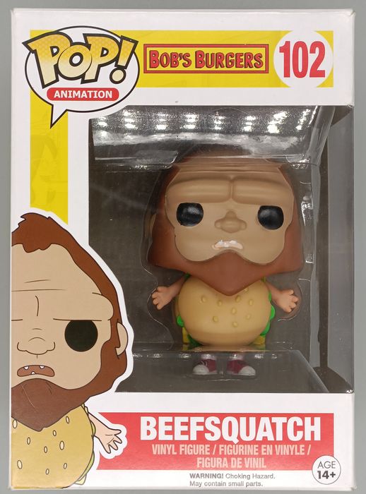 102 Beefsquatch - Bobs Burgers - Box Damaged Funko POP