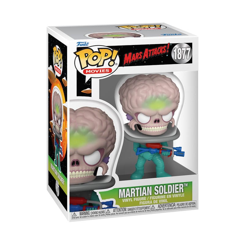 1877 Martian Soldier with Atomic Ray Gun - Mars Attacks Funko POP - Brand New