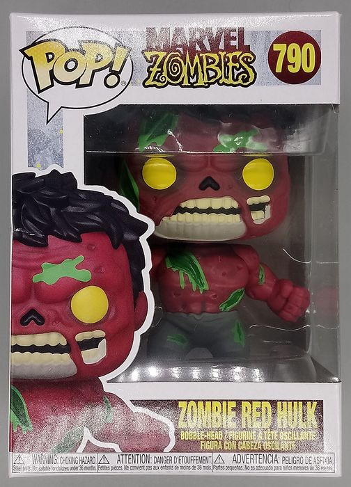 790 Zombie Red Hulk - Marvel Zombies - Funko POP - Box Damaged