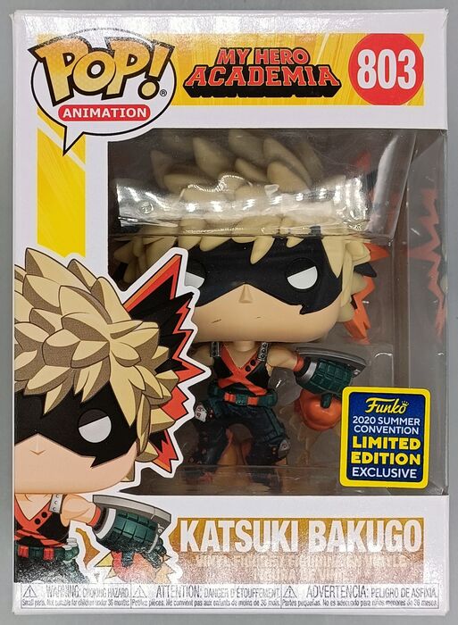 803 Katsuki Bakugo - My Hero Academia - 2020 Con Box Damaged Funko POP