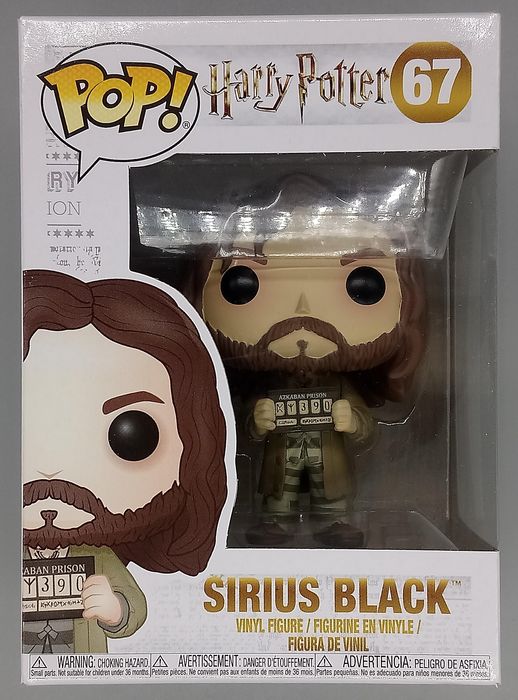 67 Sirius Black (Prisoner) - Harry Potter - Box Damaged Funko POP