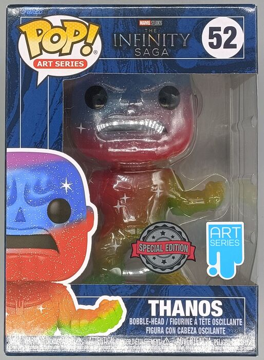 52 Thanos - Art Series - Marvel Avengers - Box Damaged Funko POP