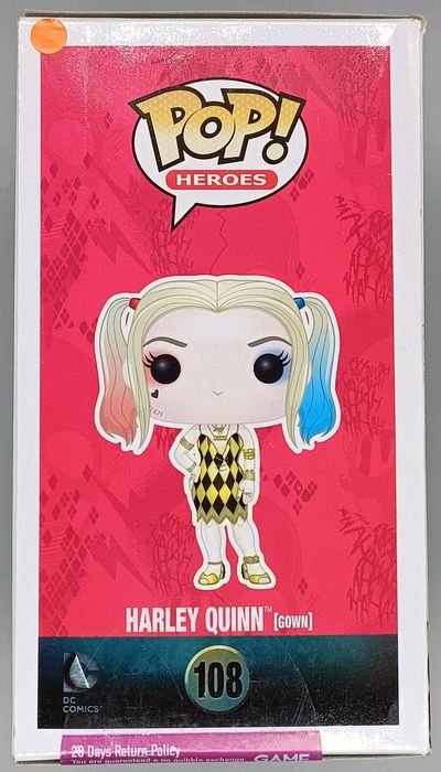 108 Harley Quinn (Gown) - DC Suicide Squad - Box Damaged Funko POP