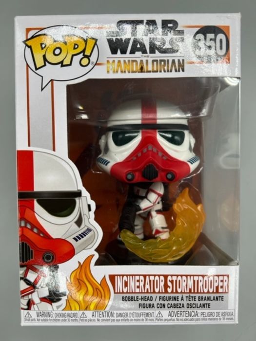 350 Incinerator Stormtrooper - Star Wars Mandalo Box Damaged Funko POP
