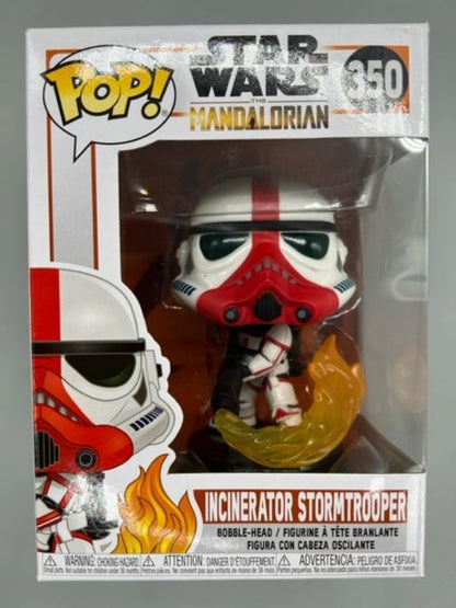350 Incinerator Stormtrooper - Star Wars Mandalo Box Damaged Funko POP