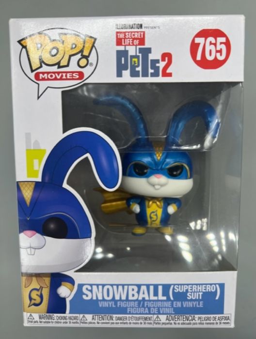 765 Snowball (Superhero Suit) The Secret Life - Box Damaged Funko POP Funko