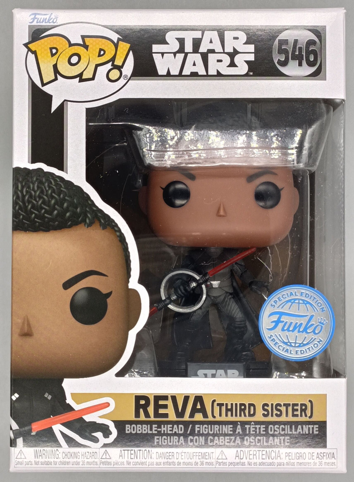 546 Reva (Third Sister w/ Lightsaber) - Star Wars Funko POP - Box Damaged
