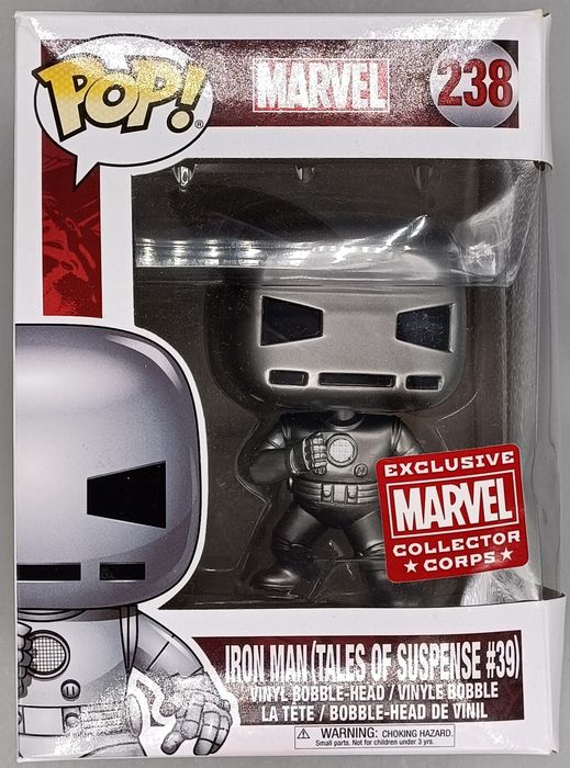 238 Iron Man (Tales of Suspense 39) Marvel Collecto Box Damaged Funko POP Funko