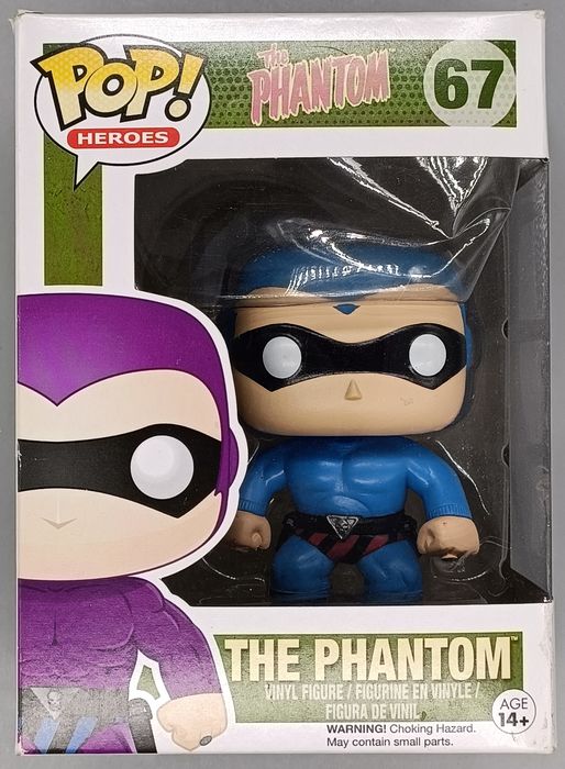 67 The Phantom (Blue) - The Phantom - Box Damaged Funko POP