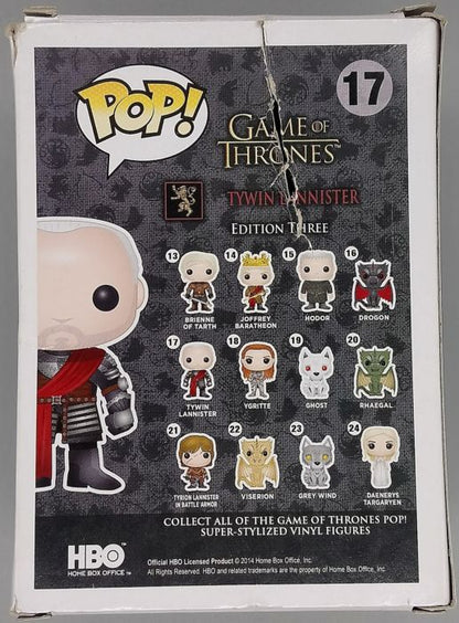 17 Tywin Lannister (Gold Armor) Game of Thrones Box Damaged Funko POP