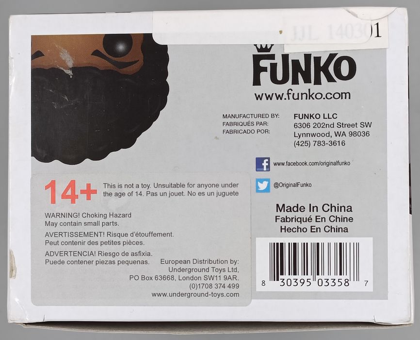 62 Jules - Pulp Fiction - Box Damaged Funko POP