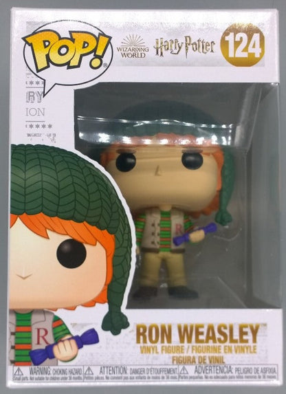124 Ron Weasley (Holiday) - Harry Potter - Brand New Funko POP in Protector