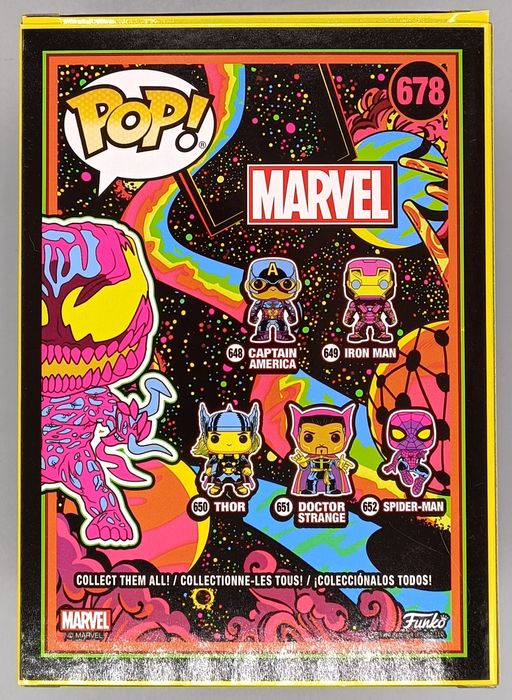 678 Carnage (Blacklight) - Marvel Funko POP