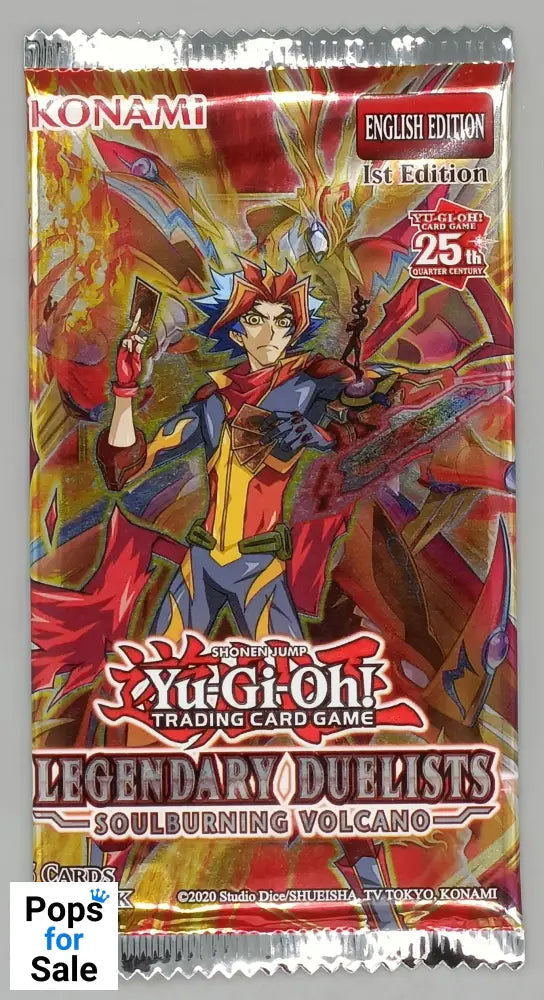 Yu-Gi-Oh! Trading Card Game Legendary Duelists Soulburning Volcano 5-Card Booster Pack Yu-Gi-Oh