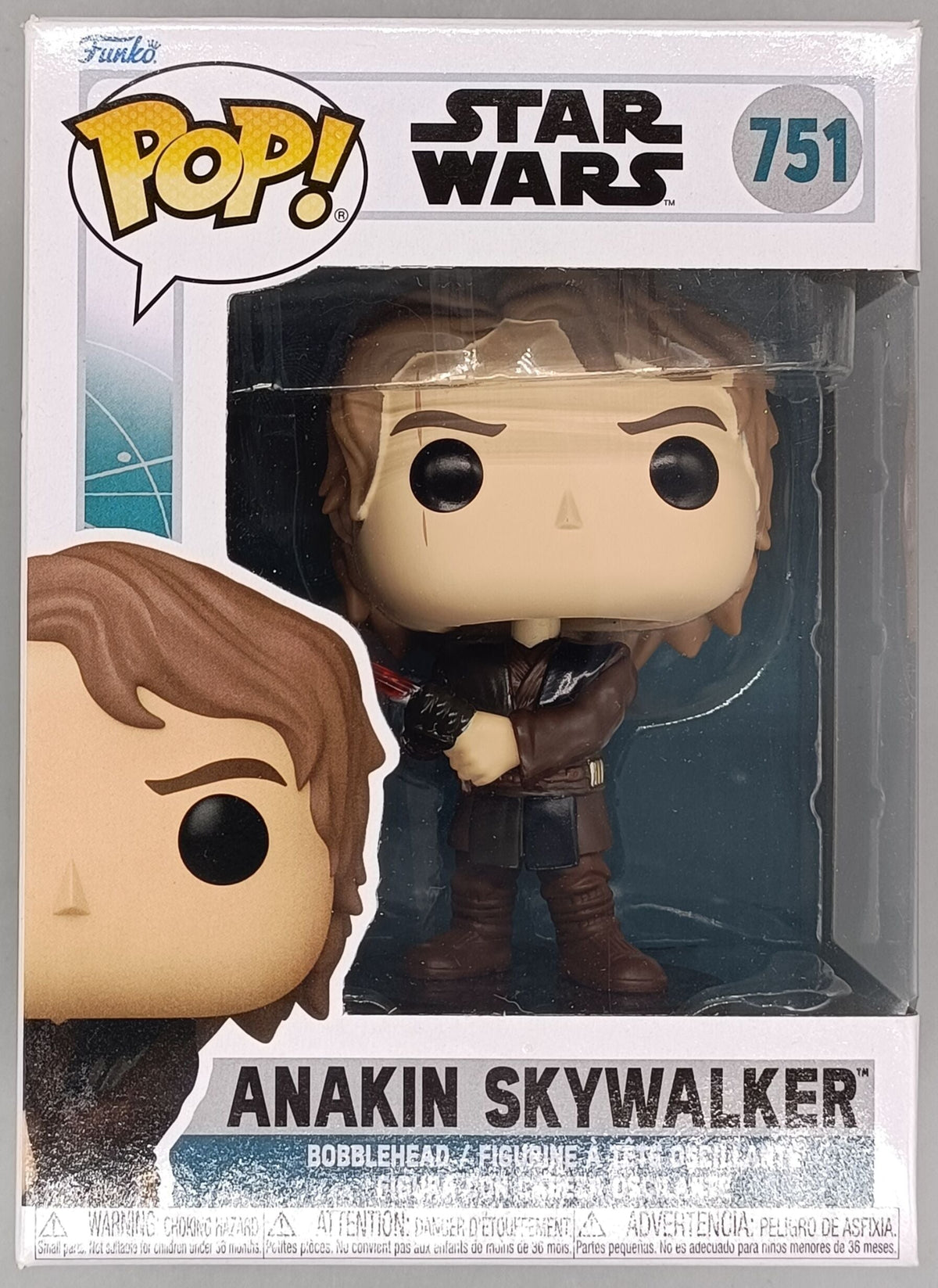 751 Anakin Skywalker - Star Wars: Ahsoka - Funko POP - Box Damaged