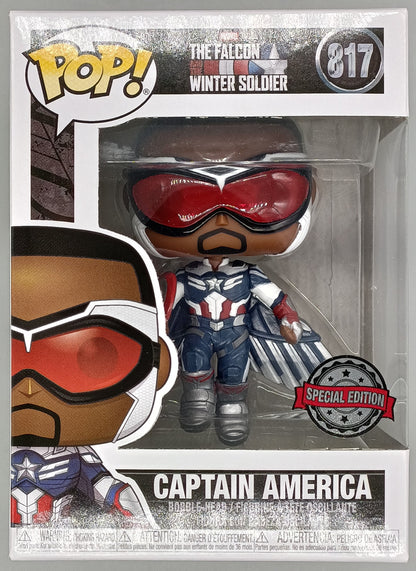 817 Captain America (Flying) Marvel Falcon & Winter Soldier Funko POP Funko
