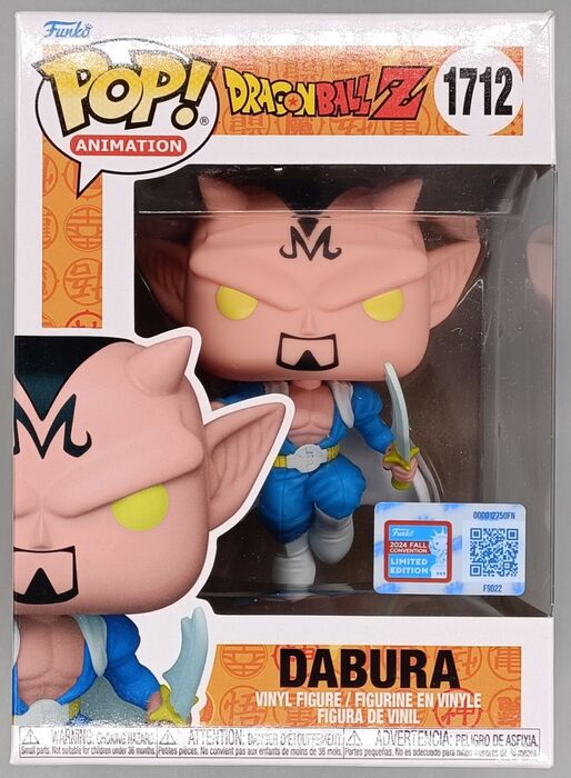 1712 Dabura - Dragon Ball Z - 2024 Con Funko POP - Brand New Funko