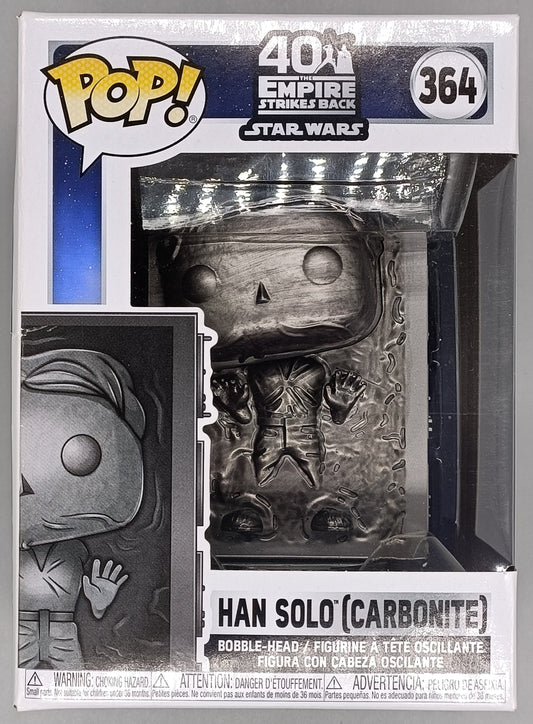 364 Han Solo (Carbonite) Star Wars 40th Anniversary Box Damaged Funko POP