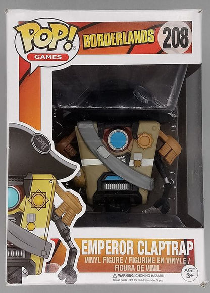 208 Emperor Claptrap - Borderlands - Funko POP - Box Damaged
