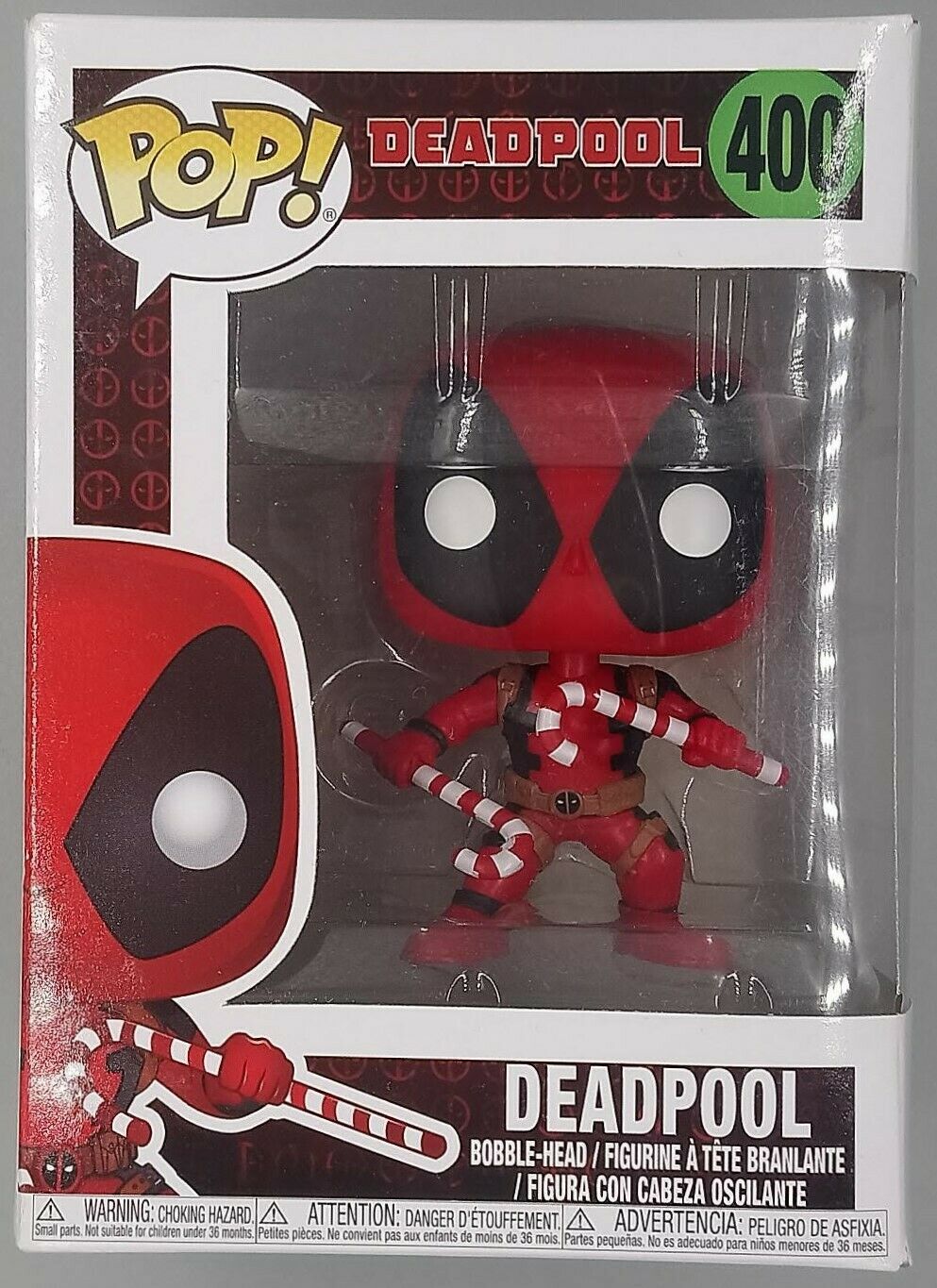 400 Deadpool (w/ Candy Canes) - Marvel - Holidays - Funko POP Funko