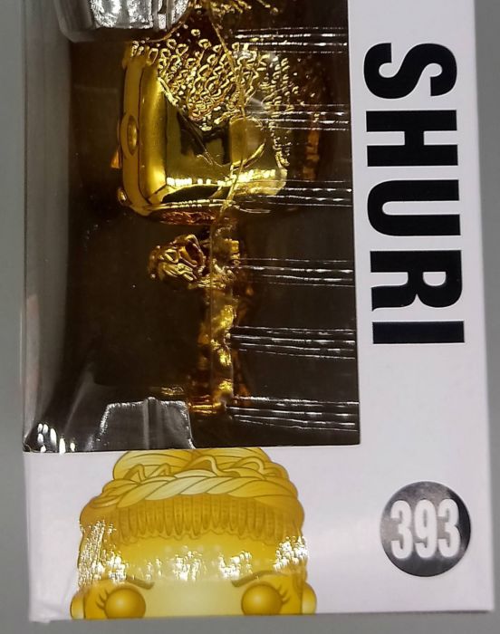 393 Shuri (Gold) Chrome - Marvel Studios 10 Years Box Damaged Funko POP