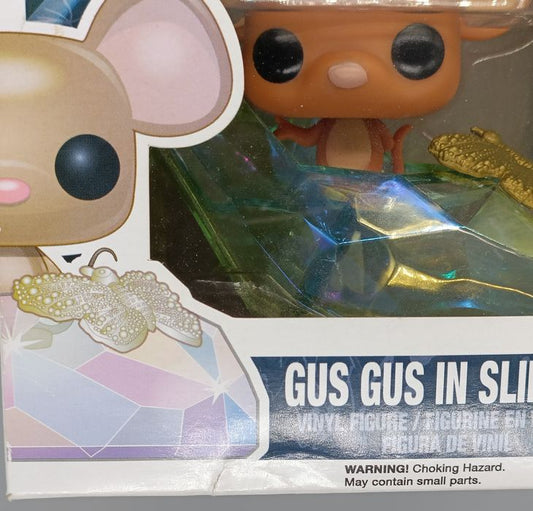 139 Gus Gus in Slipper - Disney Cinderella Box Damaged Funko POP