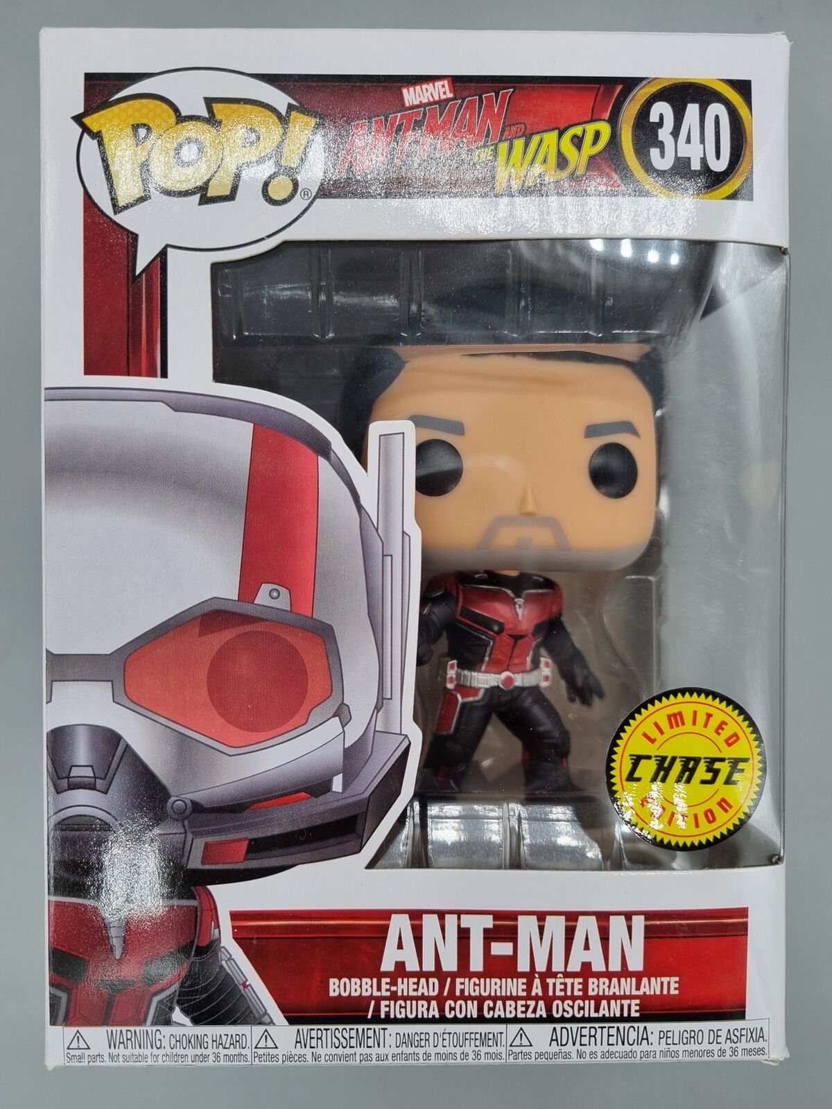 340 Ant-Man (Unmasked) Chase - Marvel Ant-Man & the Wasp Funko POP Funko