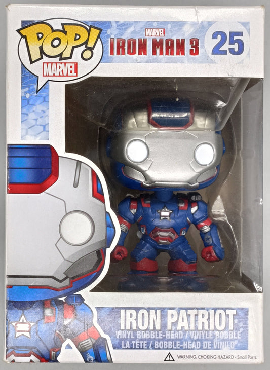 25 Iron Patriot - Marvel Iron Man 3 - Box Damaged Funko POP