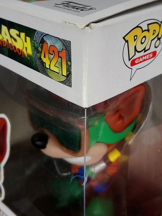 421 Crash Bandicoot (with Scuba Gear) Crash Bandicoot Box Damaged Funko POP