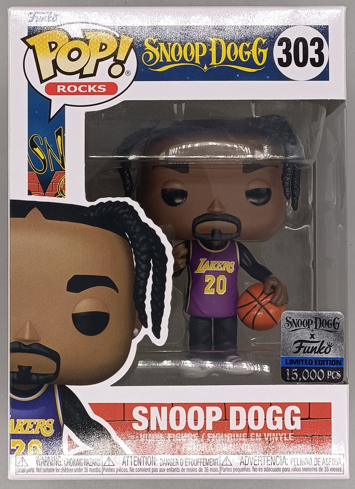 303 Snoop Dogg (Basketball Purple) Lakers 15000pc LE Funko POP Funko