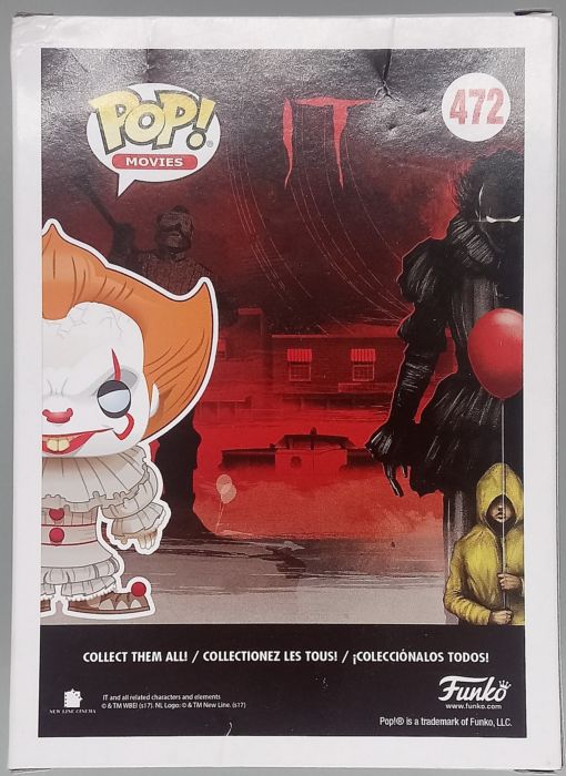472 Pennywise (with Boat) - Horror - IT- Box Damaged Funko POP