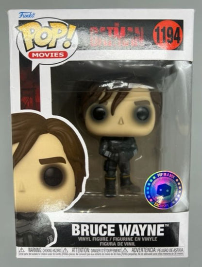 1194 Bruce Wayne (Unmasked) DC - The Batman - Box Damaged Funko POP
