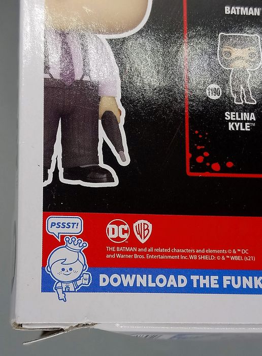 1191 Oswald Cobblepot (w/o Coat) Chase DC The Batman Box Damaged Funko POP