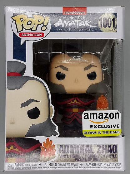 1001 Admiral Zhao (w/ Fireball) Glow Avatar: The La Box Damaged Funko POP