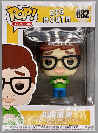 682 Andrew - Big Mouth - Box Damaged Funko POP