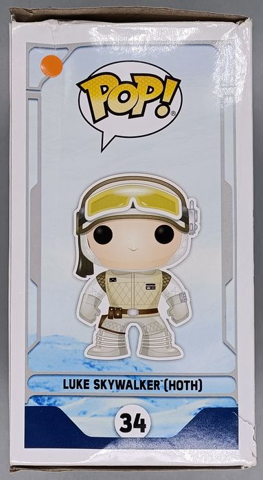 34 Luke Skywalker (Hoth w/ Pin) Star Wars - Box Damaged Funko POP