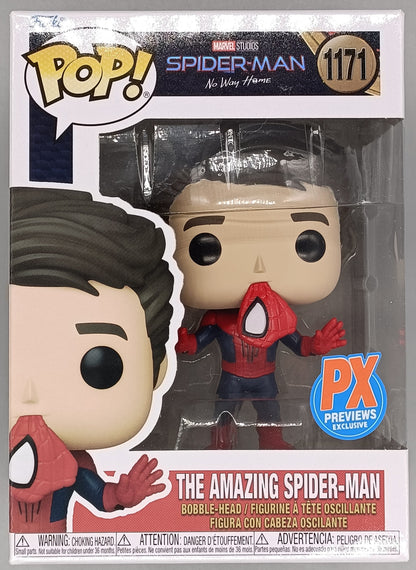 1171 The Amazing Spider-Man (Unmasked) Marvel No Way Home Funko POP