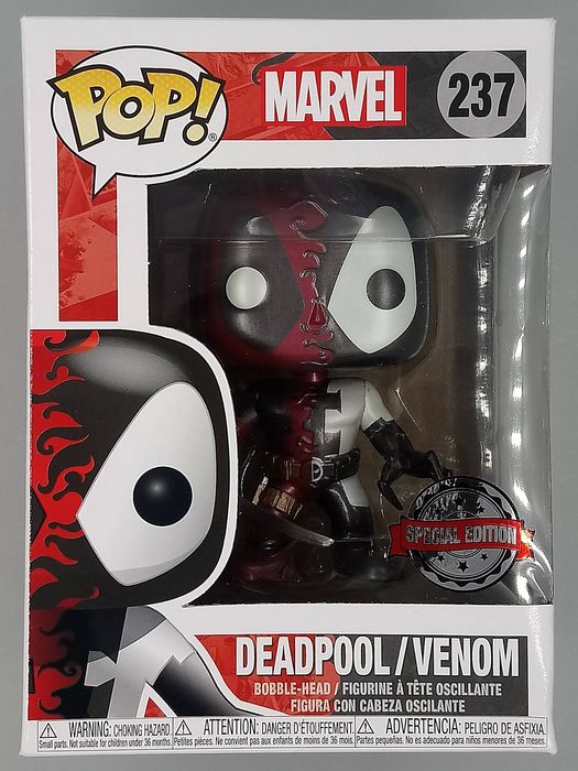 237 Deadpool / Venom - Metallic - Marvel - Funko POP - Box Damaged Funko