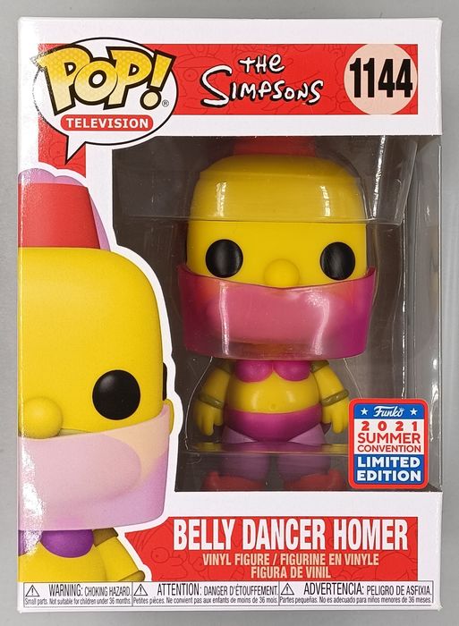 1144 Belly Dancer Homer - The Simpsons - 2021 Con Funko POP